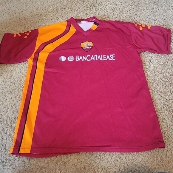Totti 10 Roma 2006  Maroon and Orange Soccer Jersey - Picture 2 of 6
